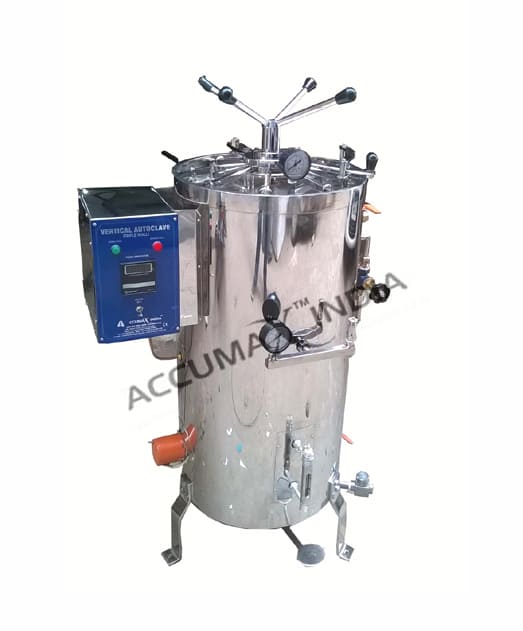 vertical autoclave steam sterilizer-manufacturers in India